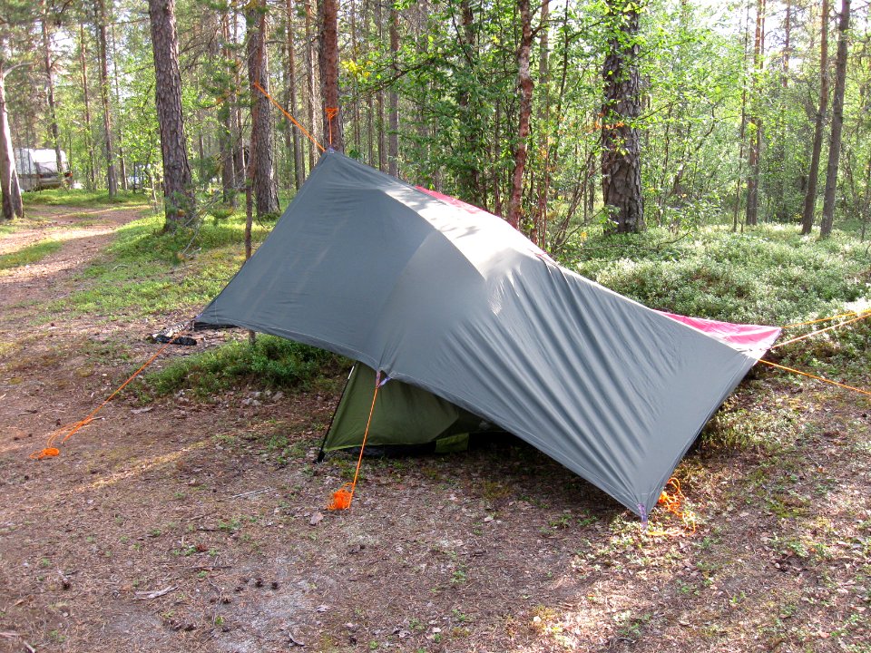 Tarpaulin to cover a tent