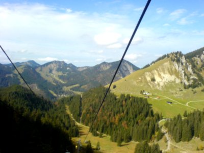 Taubensteinbahn — Blick nach unten photo