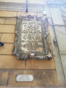Targa a Pietro Lanza