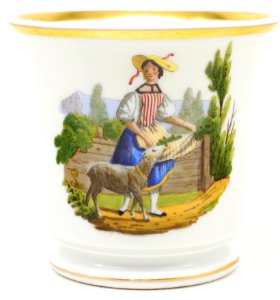 Tasse mit Schäferin 501a