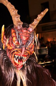 Facemask carnival devil photo