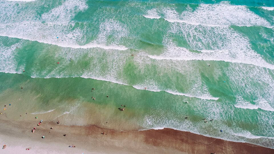 Ocean wave beach photo