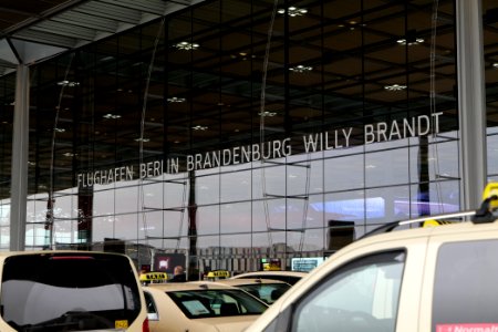 Taxi protest at BER opening 2020-10-31 07