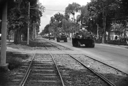 Tanks en trucks met de Nederlandse vlag, Bestanddeelnr 151-2-4