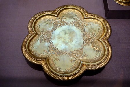 Tazza by Elias Adam, Augsburg, Germany, 1703-1705, silver gilt - California Palace of the Legion of Honor - DSC07753