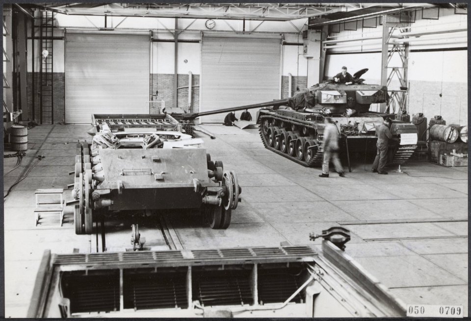 Tanks, onderhoud, Centurion, Tankwerkplaats, Bestanddeelnr 050-0709