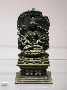 Ten-armed Tantric Goddess (perhaps Chunda), Central Java, Prambanan, 10th century AD, bronze - Ethnological Museum, Berlin - DSC01927 photo