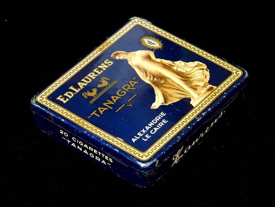 Tanagra, Ed Laurens cigarettes tin, foto2