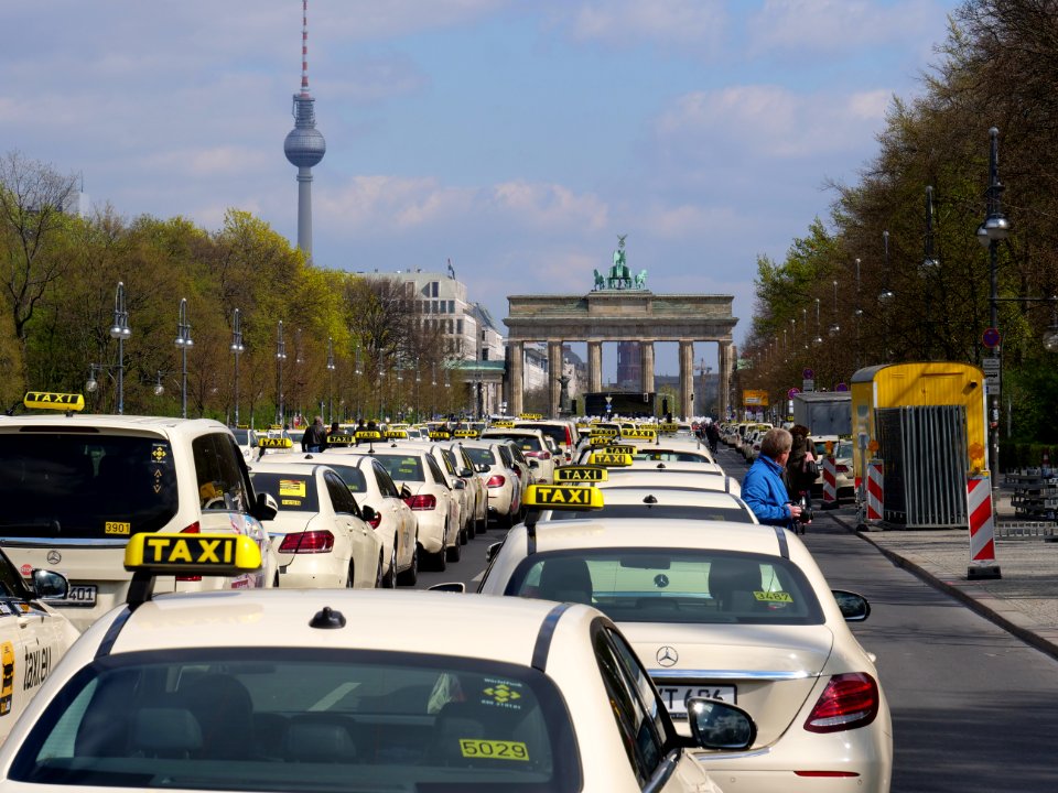 Taxi protest in Berlin 10-04-2019 20