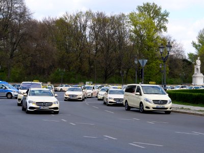 Taxi protest in Berlin 10-04-2019 01