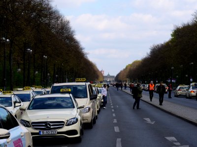 Taxi protest in Berlin 10-04-2019 07