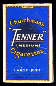 Tenner cigarettes small pack, front