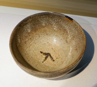 Tenmoku teabowl, Japan, Karatsu kilns, Momoyama period, 1596-1615, stoneware, iron pigment under wood-ash glaze - Freer Gallery of Art - DSC04760 photo
