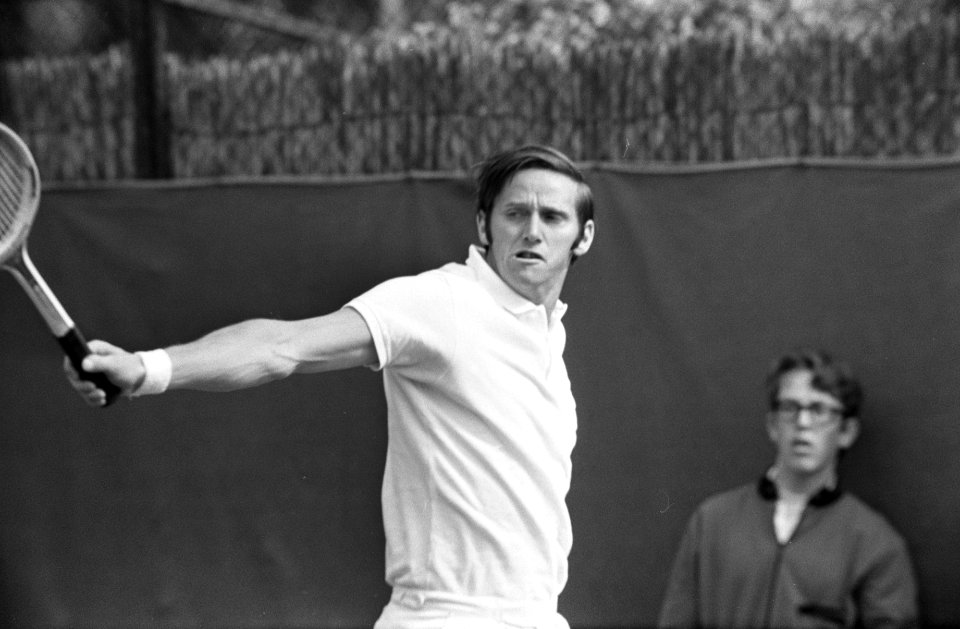 Tennis Amsterdam Roy Emerson in aktie, Bestanddeelnr 922-4539