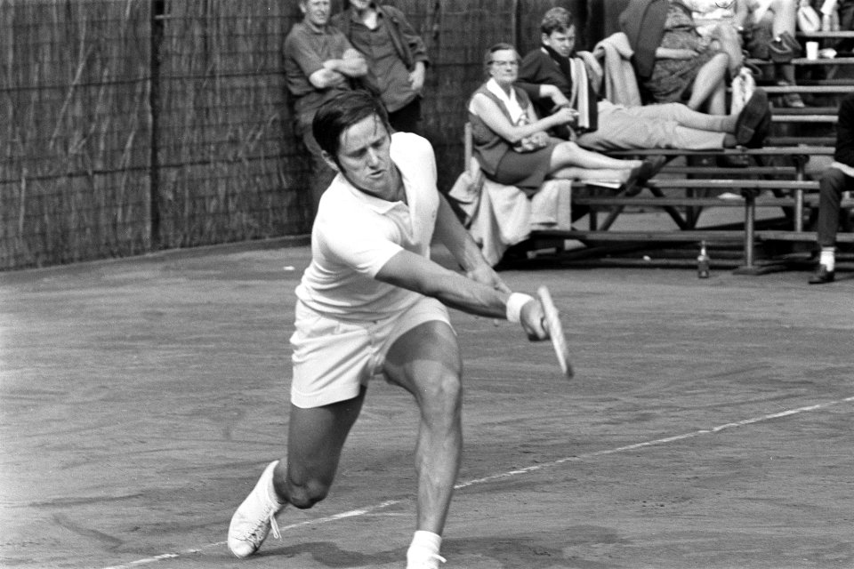 Tennis Amsterdam Roy Emerson in aktie, Bestanddeelnr 922-4537