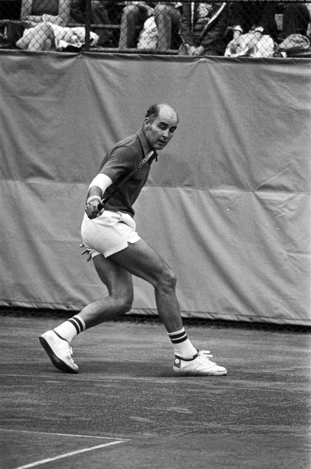 Tennistoernooi Melkhuisje, Hewitl in aktie (tegen Thung), Bestanddeelnr 928-6914