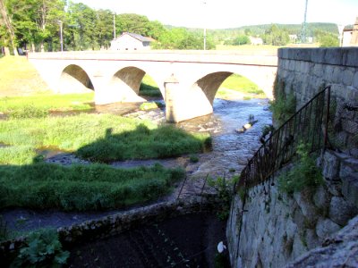 Tence (Haute-Loire, Fr) pont du Lignon du Velay