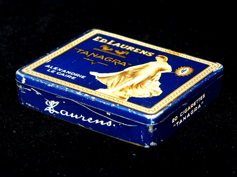 Tanagra, Ed Laurens cigarettes tin, foto3