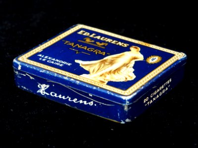 Tanagra, Ed Laurens cigarettes tin, foto3