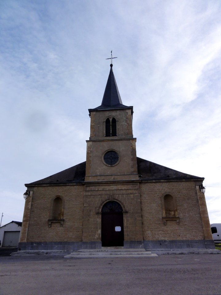 Taillette (Ardennes) église, façade