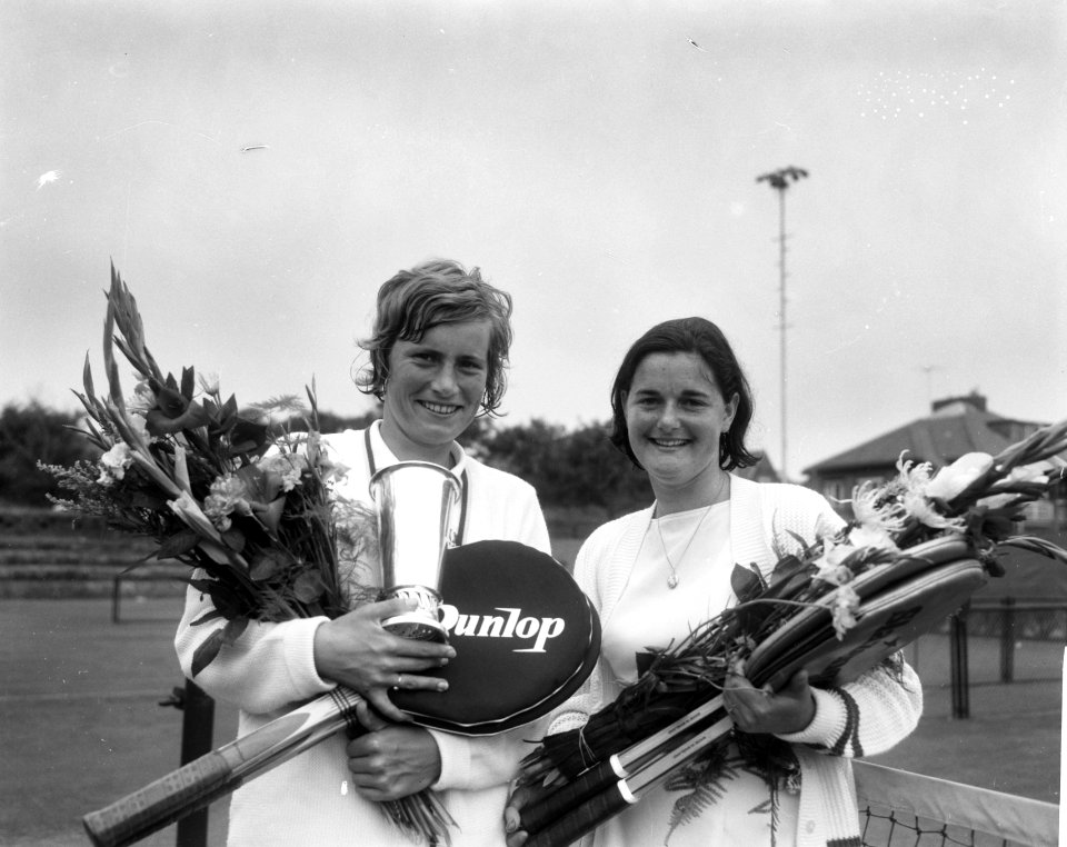 Tennis, Trudy Groenman, Bestanddeelnr 918-1862