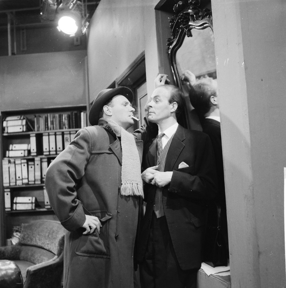 Televisiespel Wie heeft mijn rakkertjes gezien v.l.n. John Lanting en Jan Lema, Bestanddeelnr 911-3269