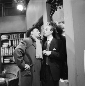Televisiespel Wie heeft mijn rakkertjes gezien v.l.n. John Lanting en Jan Lema, Bestanddeelnr 911-3269