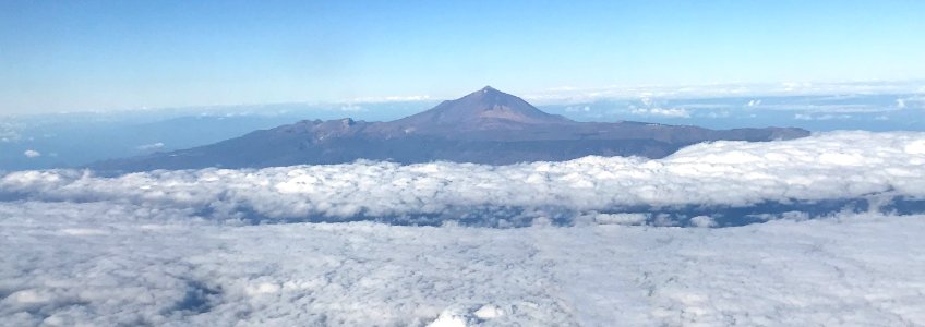 Tenerife over the clouds