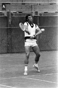 TennisserJan Hordijk in aktie, Bestanddeelnr 928-0384