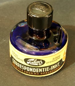 Talens Correspondentie-inkt (blauw opdrogend) pic1