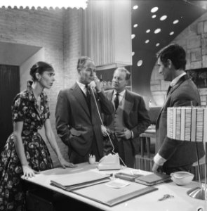 Televisiespel U spreekt met uw moordenaar met Guus Oster, Sigrid Koetse, Jan R, Bestanddeelnr 911-5998