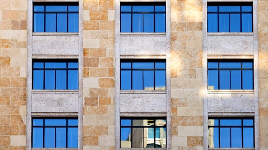 Building glass reflexion