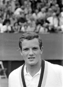 Tennis op METS-banen in Den Haag , Tom Okker, Bestanddeelnr 916-6168