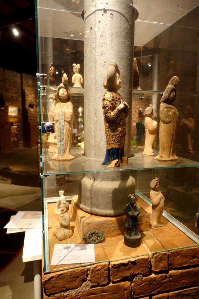 Tang dynasty figures, China, 618-907 AD, ceramic - Kulenovic Collection - Karlskrona, Sweden - DSC08413