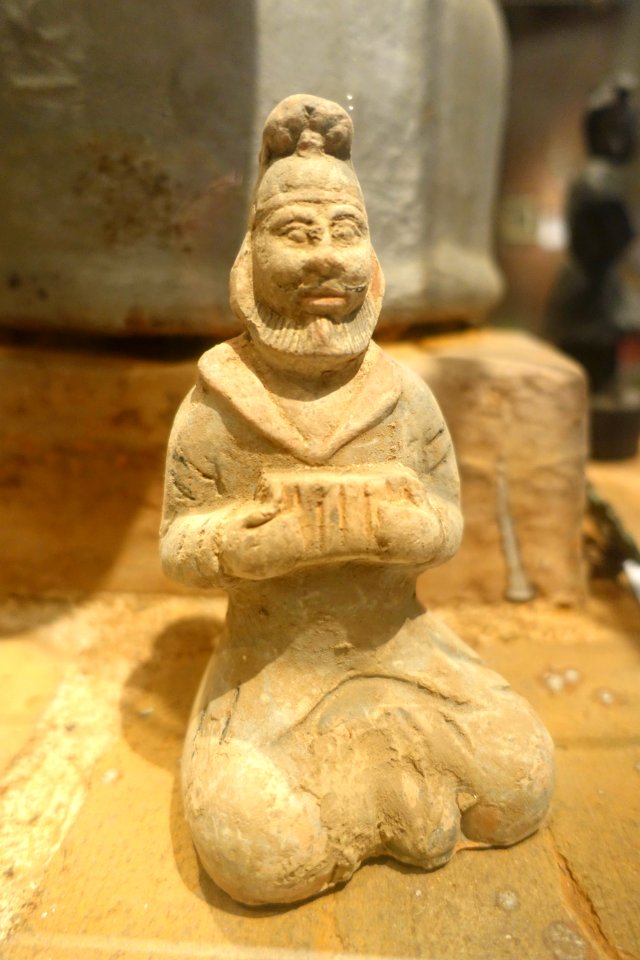 Tang dynasty figure, China, 618-907 AD, ceramic - Kulenovic Collection - Karlskrona, Sweden - DSC08420