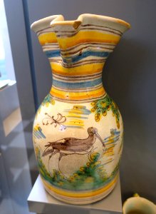 Talavera jug, ceramic - Museo Nacional de Artes Decorativas - Madrid, Spain - DSC08122