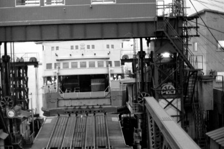 Takamatsu Station train bridge