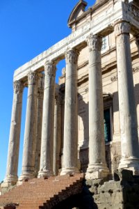 Temple of Antoninus and Faustina - Rome, Italy - DSC01560