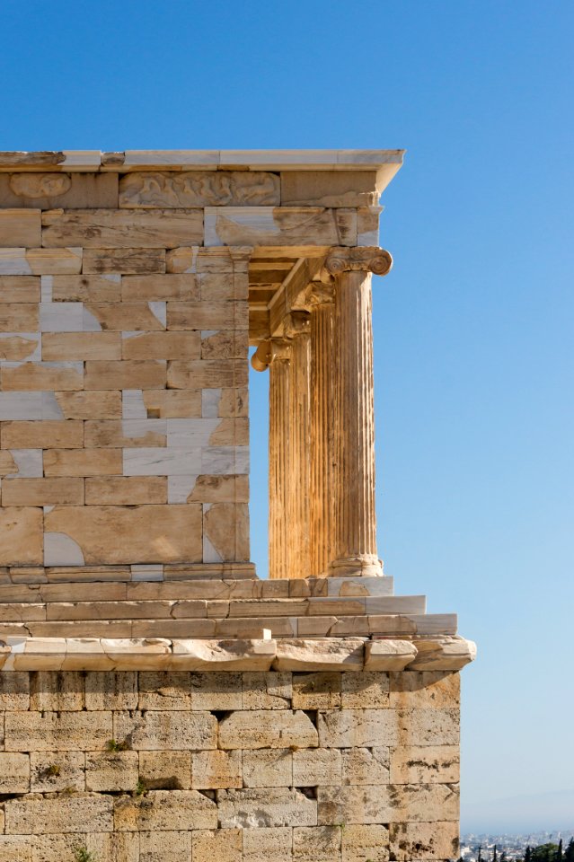 Temple of Athena Nike side view, Athens, Greece