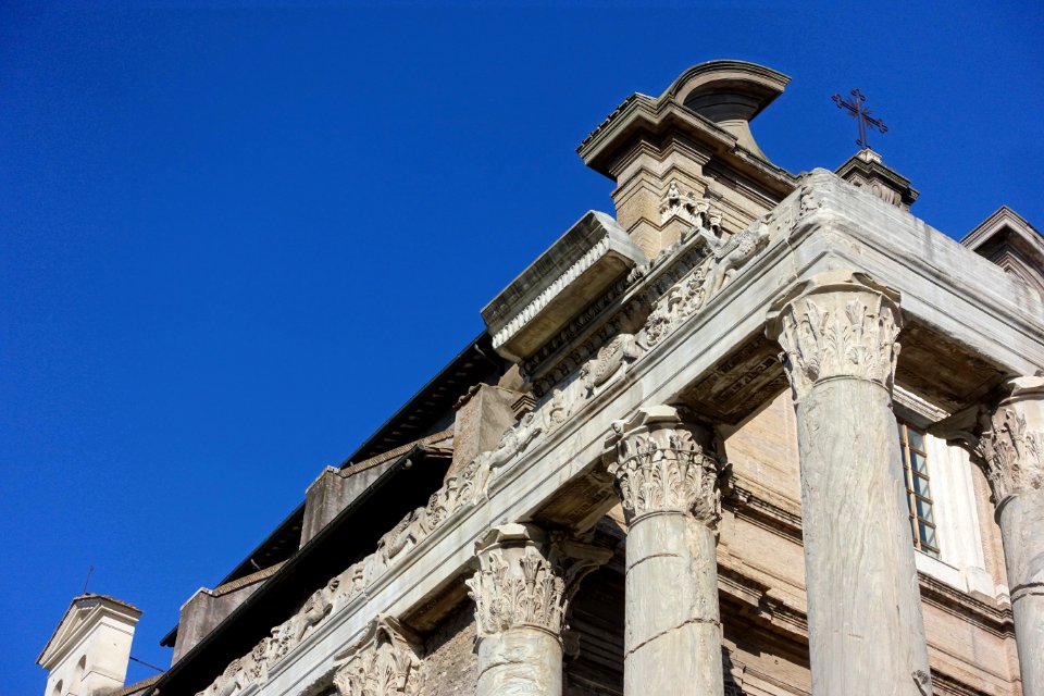 Temple of Antoninus and Faustina - Rome, Italy - DSC01566