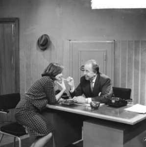 Televisiespel Tenzij anders voorgeschreven , Maria de Booy en Joris Diels, Bestanddeelnr 911-7792