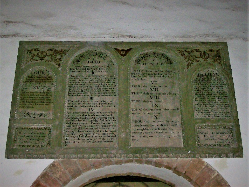 Ten Commanments, Peasmarsh