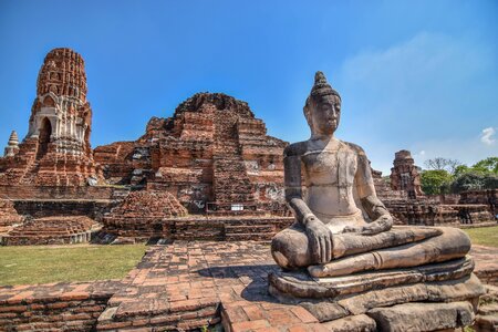 Art ayutthaya historical park faith photo