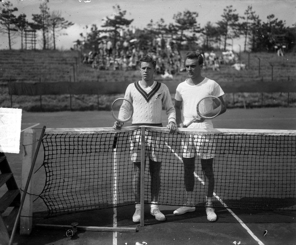 Tennis te Noordwijk. Australie Amerika, Bestanddeelnr 904-0097