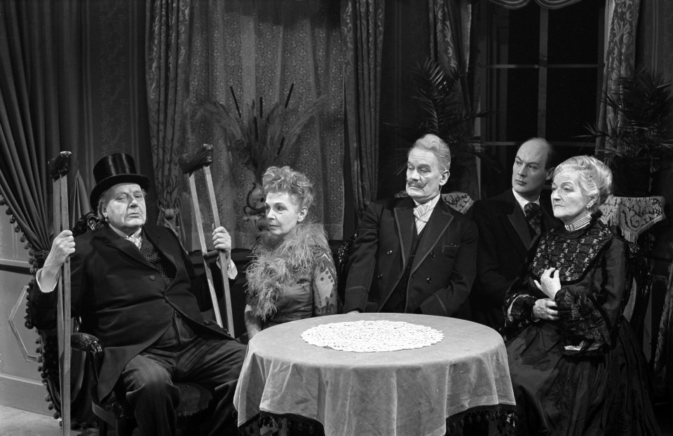 Televisiespel Spooksonate. Albert van Dalsum, Ida Wasserman, Cruys Voorberg, Bestanddeelnr 912-5170