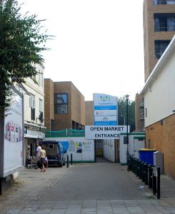 Temporary Entrance to Open Market, London Road, Brighton (August 2013)