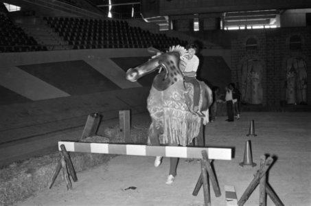 Televisiespel Spel zonder grenzen in Rotterdamse Sportpaleis, training, Italia, Bestanddeelnr 924-7089