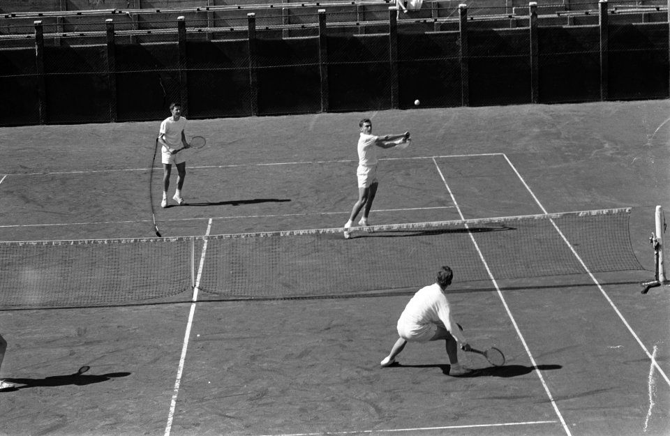 Tenniskampioenschap Nederland. Fredy Marinkelle en Betty Stöve, Bestanddeelnr 914-2040