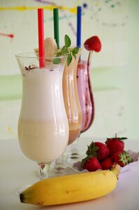 Yogurt drinking straw sweet
