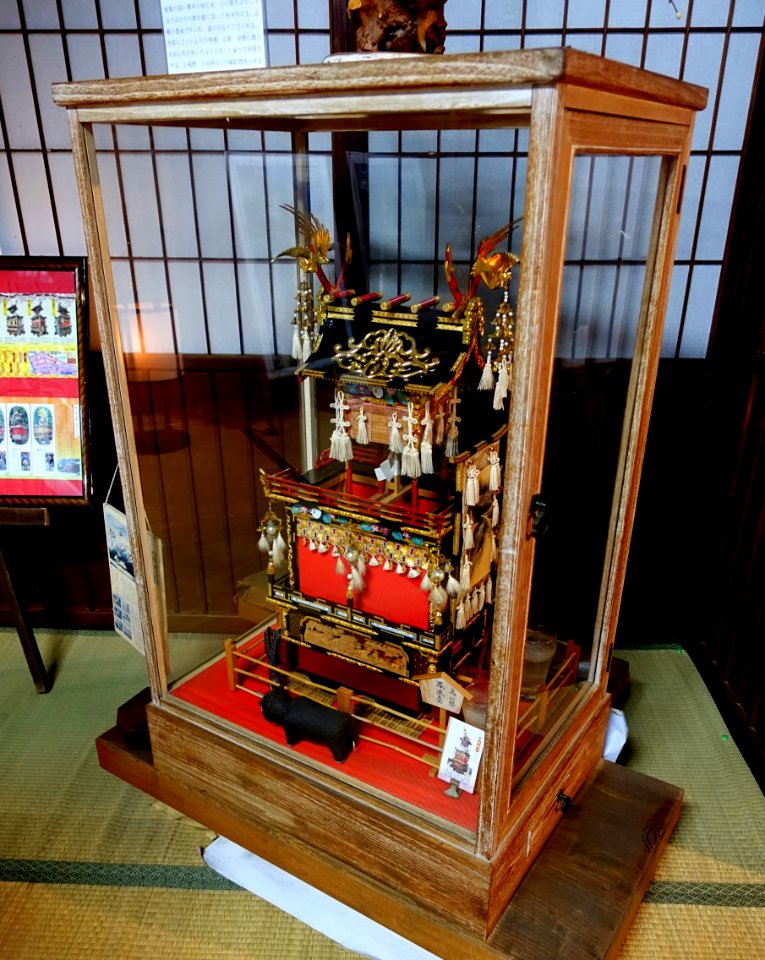 Takayama Matsuri float model - Hirata Folk Art Museum - Takayama, Gifu, Japan - DSC06669